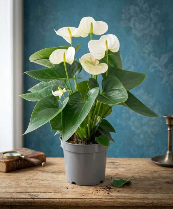 Witte Anthurium (Flamingobloem)