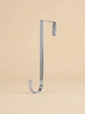 Metalen Kranshanger Zilver ( 29 cm)