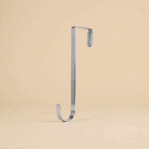 Metalen Kranshanger Zilver ( 29 cm)